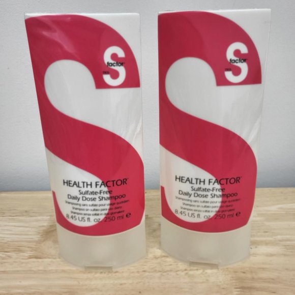 2x Tigi S Factor Healthy Factor Daily dose Shampoo 8.45 fl.oz Sulfate free - Picture 1 of 3